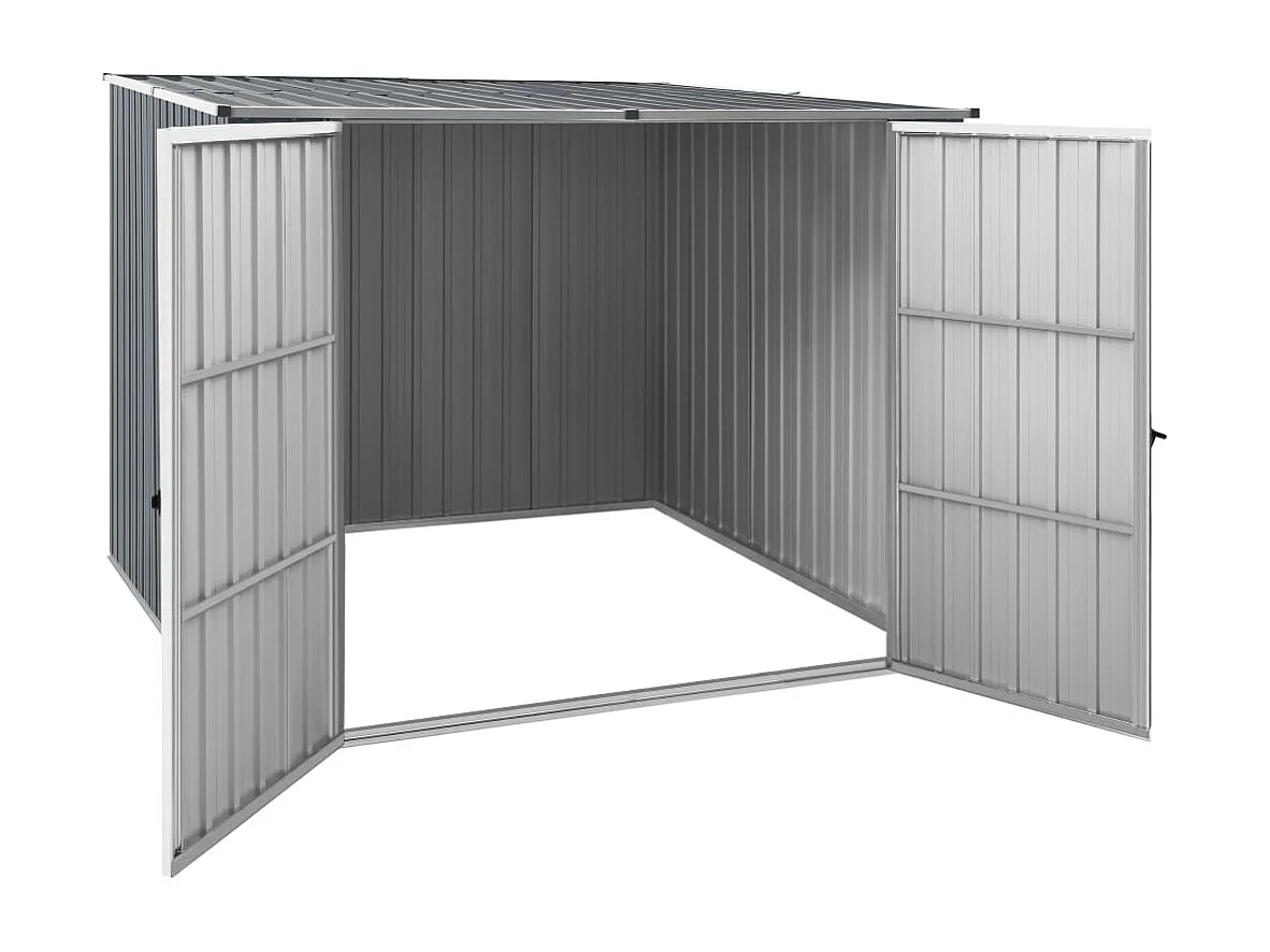Abri de jardin Gris 195x198x159 Acier galvanisé