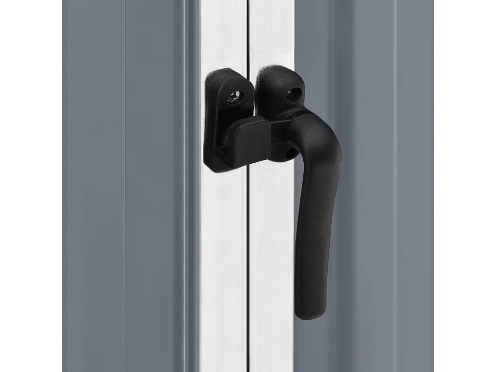 Abri de jardin Gris 195x198x159 Acier galvanisé