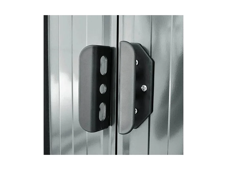 Abri de stockage pour jardin Métal Gris 204 x 132x186