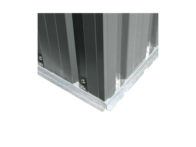 Abri de stockage pour jardin Métal Gris 204 x 132x186