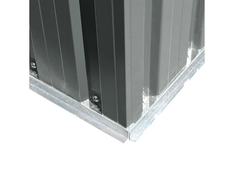 Abri de stockage pour jardin Métal Gris 204 x 132x186