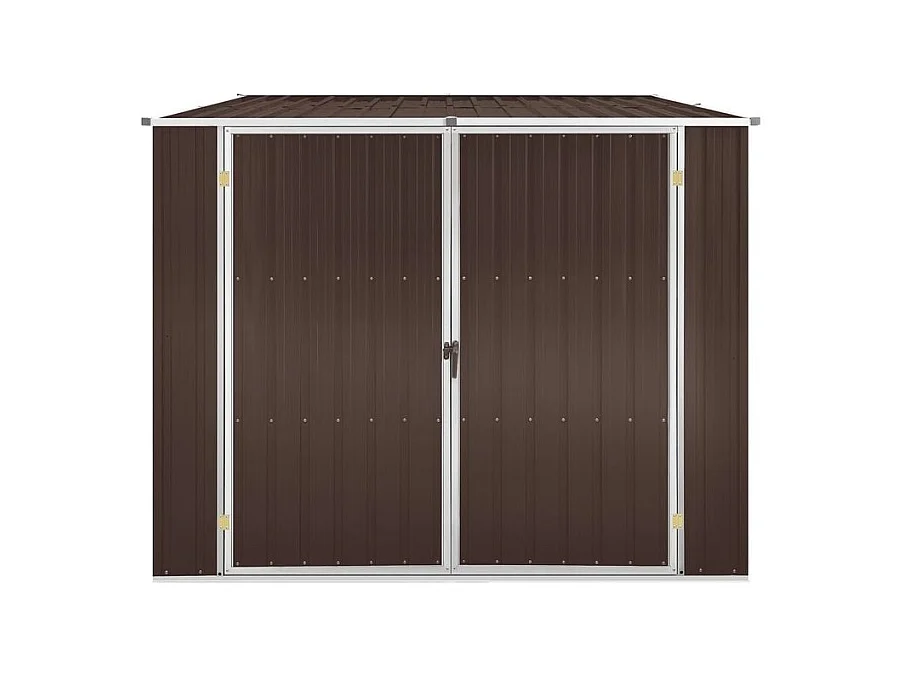 Abri de jardin Marrron 195x198x159 Acier galvanisé