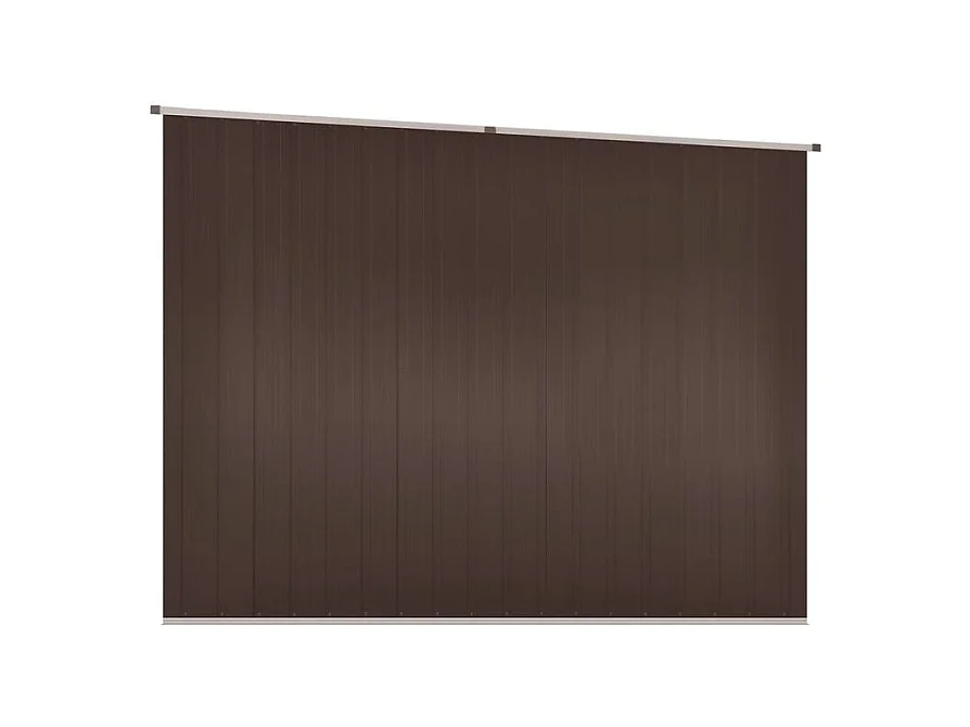 Abri de jardin Marrron 195x198x159 Acier galvanisé