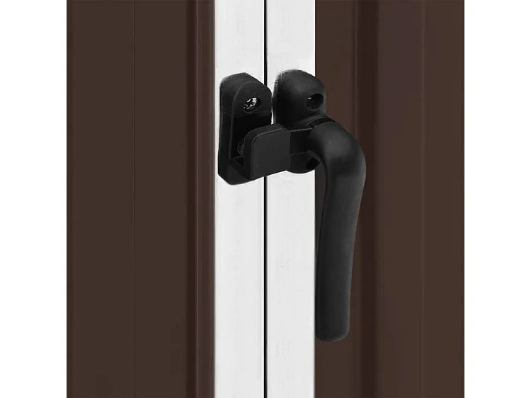 Abri de jardin Marrron 195x198x159 Acier galvanisé