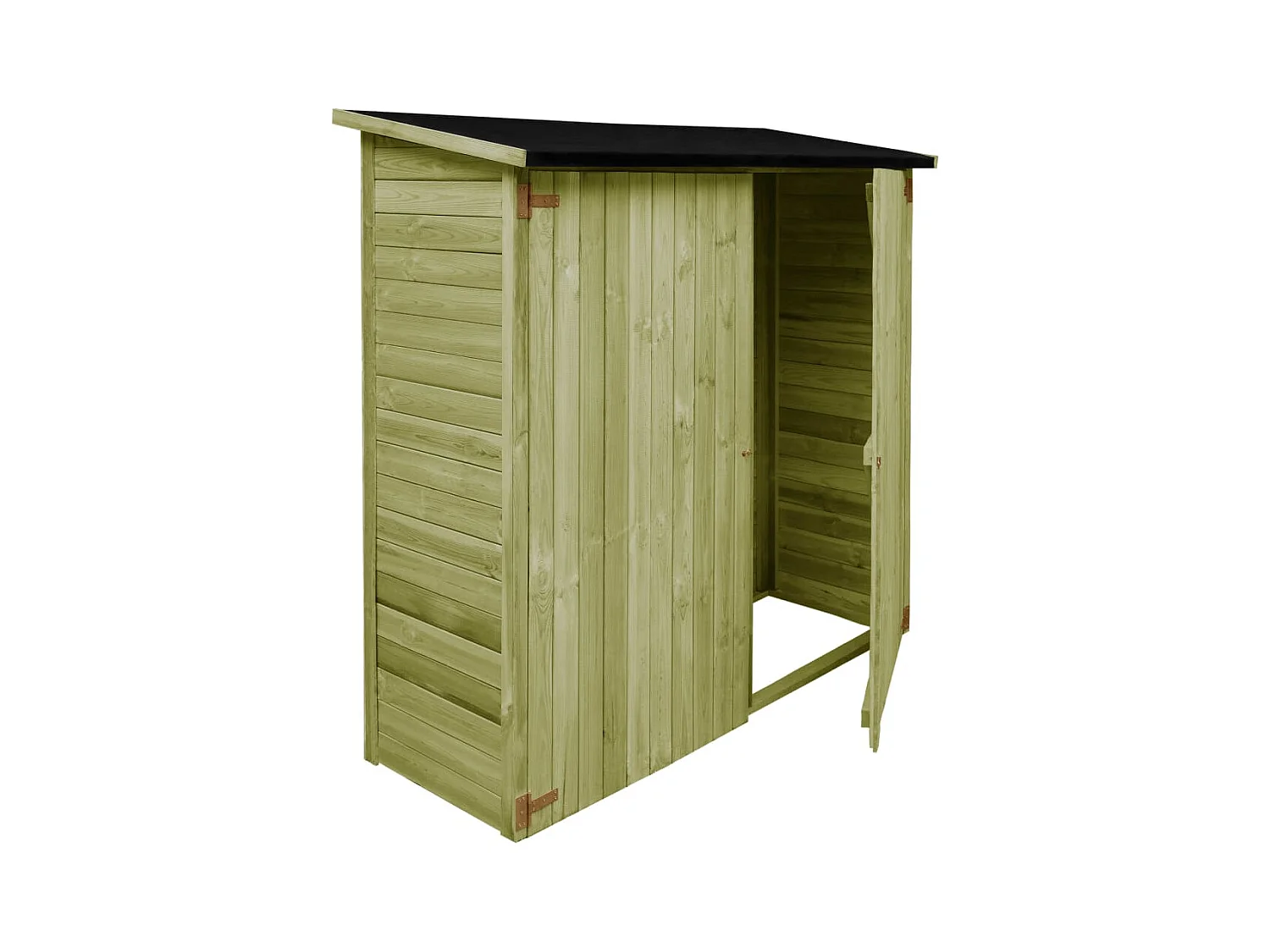 Abri à outils de jardin Pinède imprégnée 182x76x175