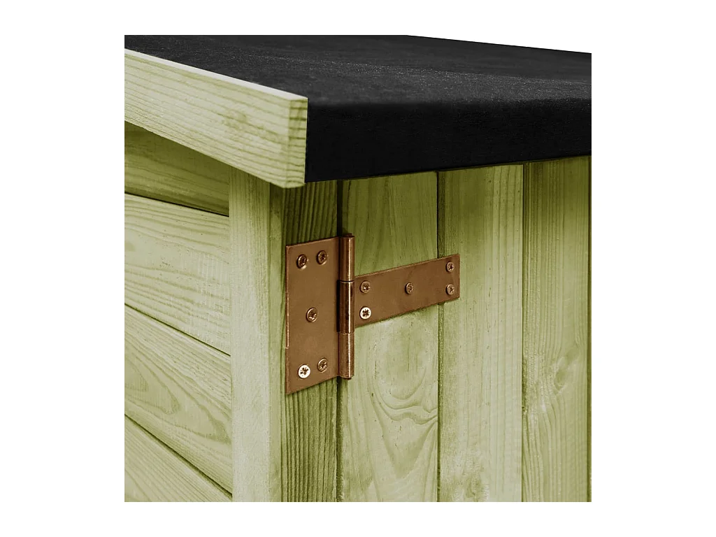 Abri à outils de jardin Pinède imprégnée 182x76x175