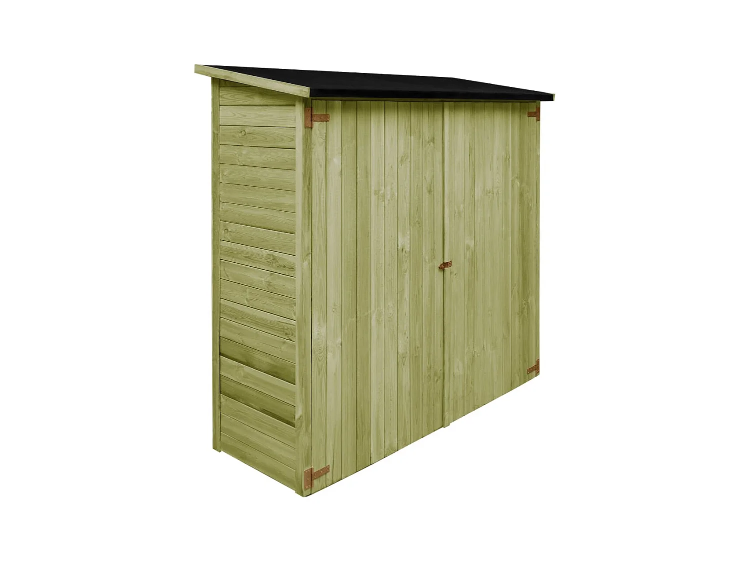 Abri à outils de jardin Pinède imprégnée 182x76x175