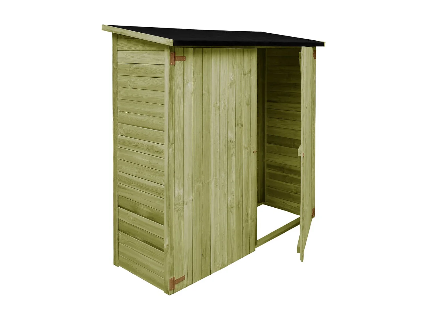 Abri à outils de jardin Pinède imprégnée 182x76x175