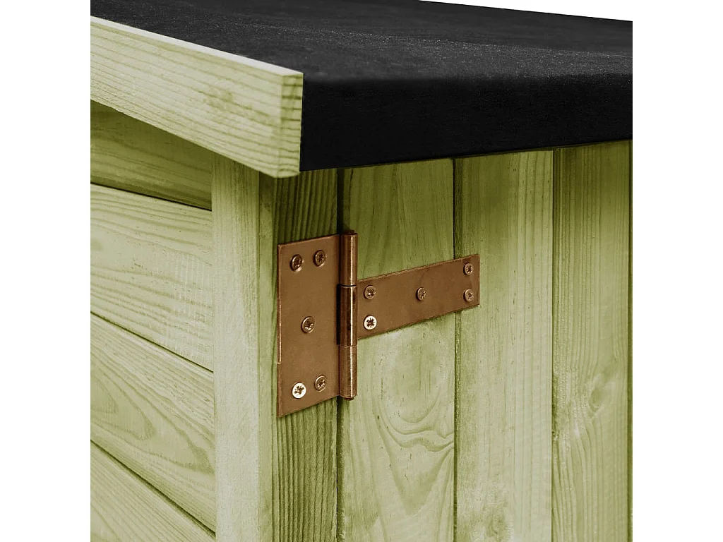 Abri à outils de jardin Pinède imprégnée 182x76x175