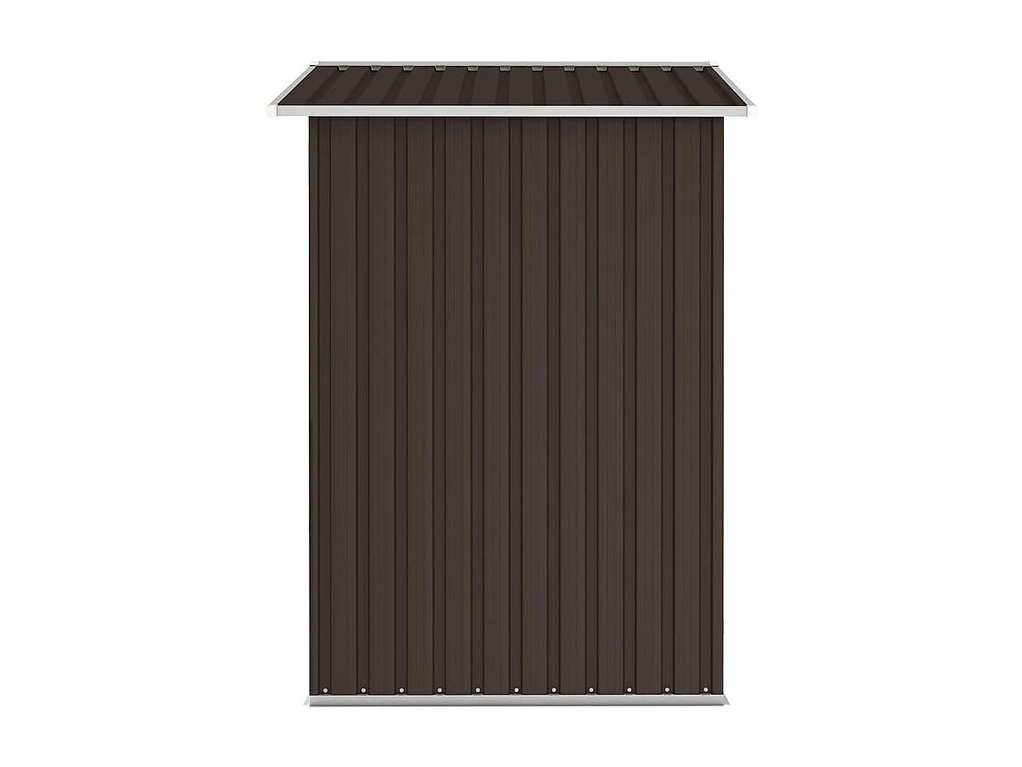 Abri de jardin Marron 205x129x183 Acier galvanisé