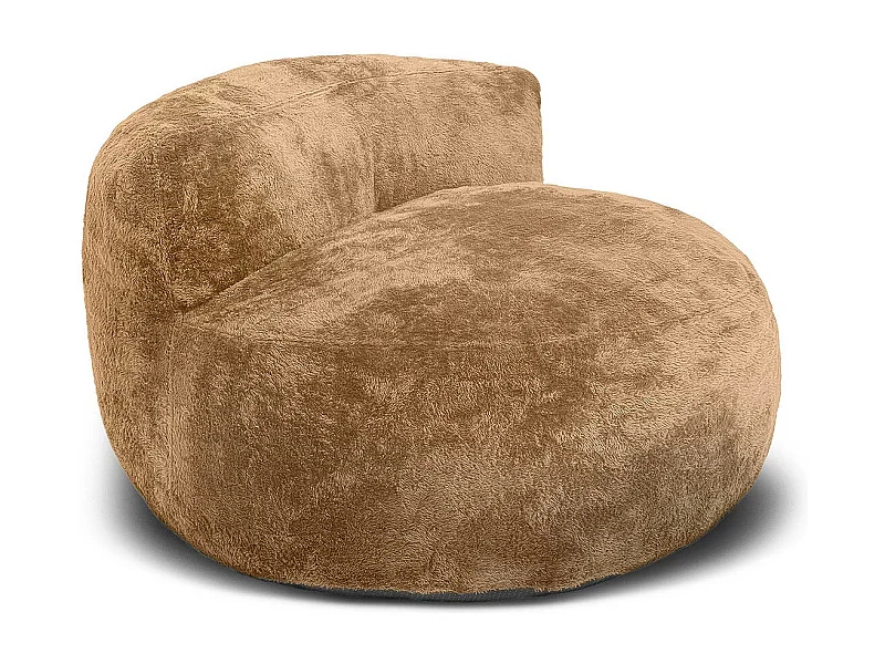 Puff Butaca 1 Plaza Acolchado, Beige