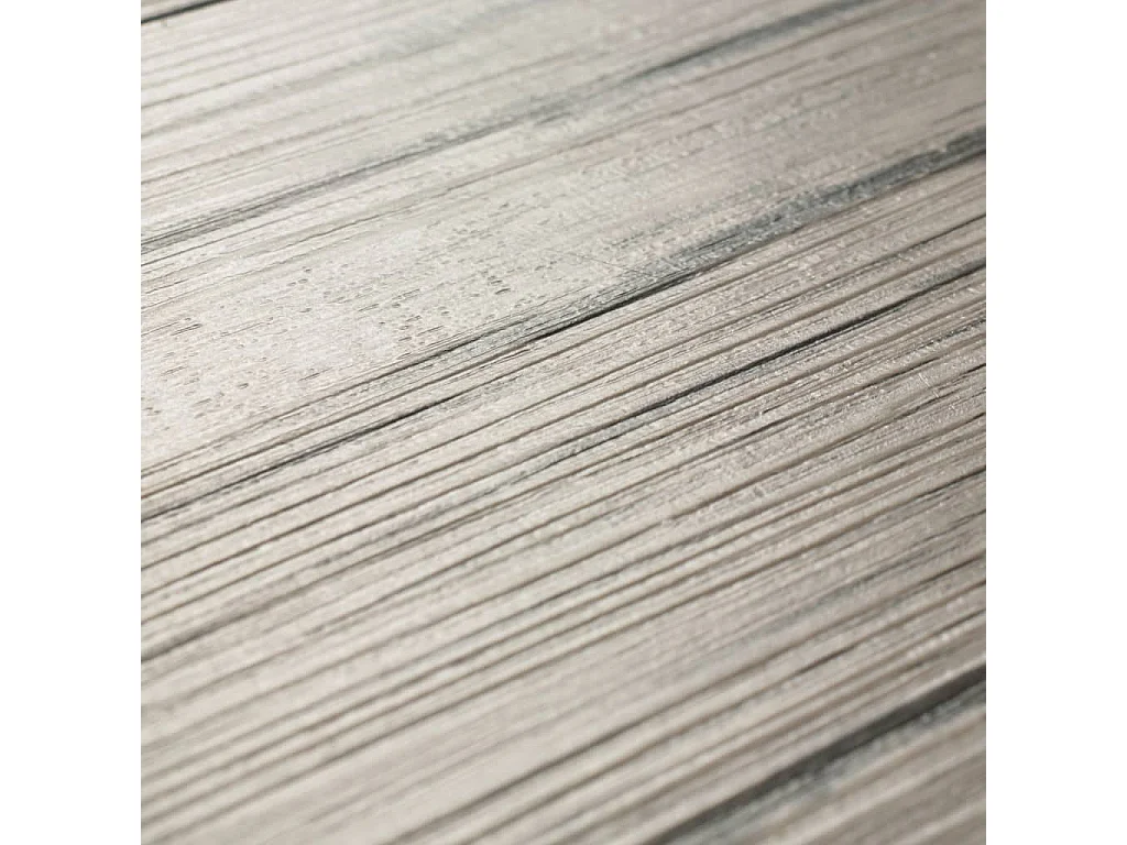 Planche de plancher PVC 5,26 m² 2 mm Couleur de chêne délavé