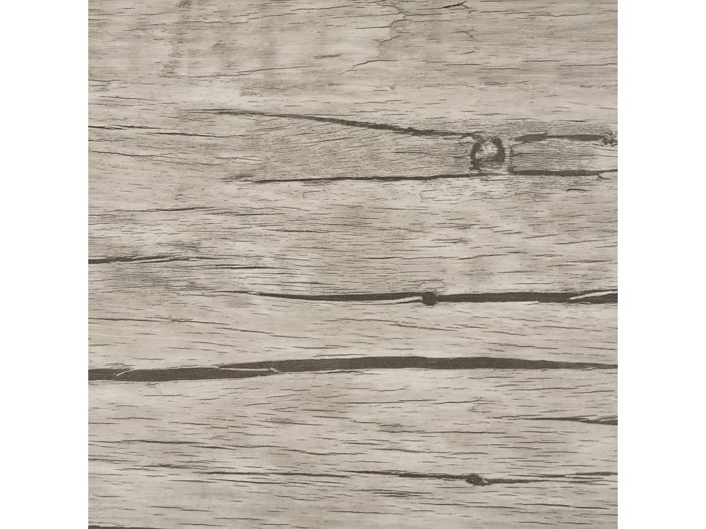 Planche de plancher PVC 5,26 m² 2 mm Couleur de chêne délavé