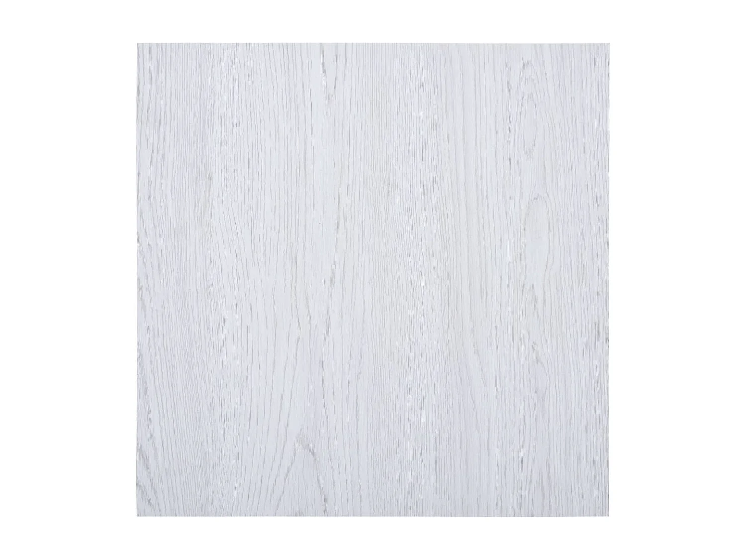 Planches de plancher autoadhésives 5,11 m² PVC Blanc