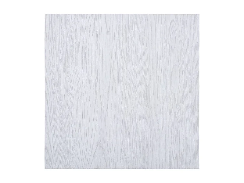 Planches de plancher autoadhésives 5,11 m² PVC Blanc