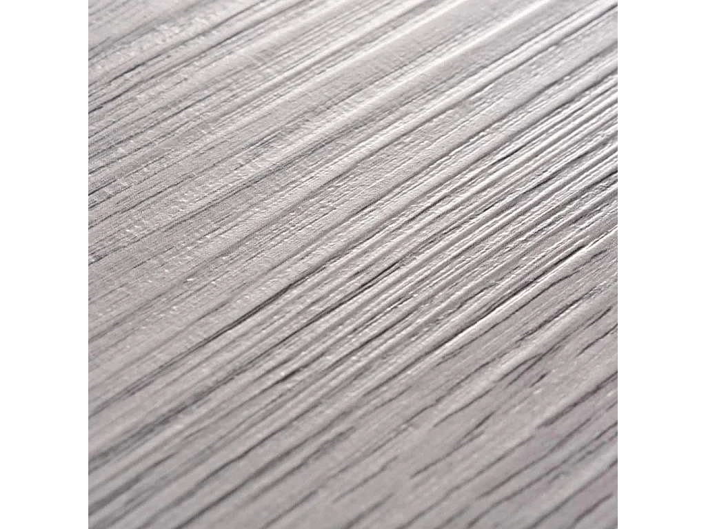 Planche de plancher PVC 5,26 m² 2 mm Gris foncé