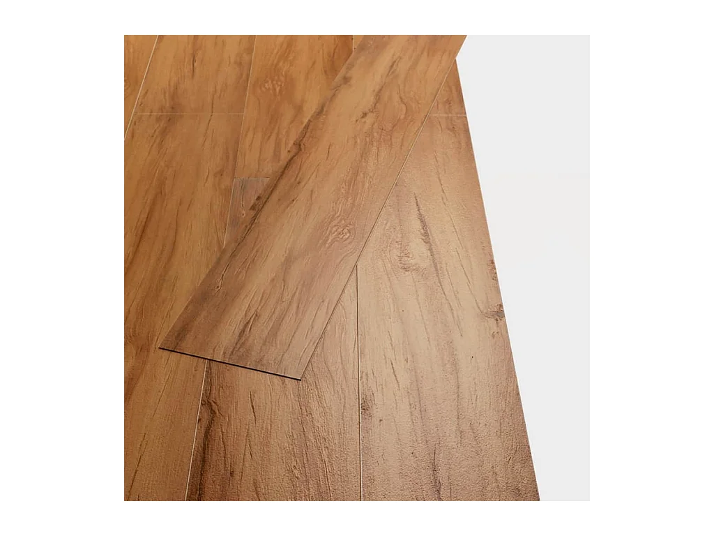 Planche de plancher PVC 5,26 m² 2 mm Orme naturel