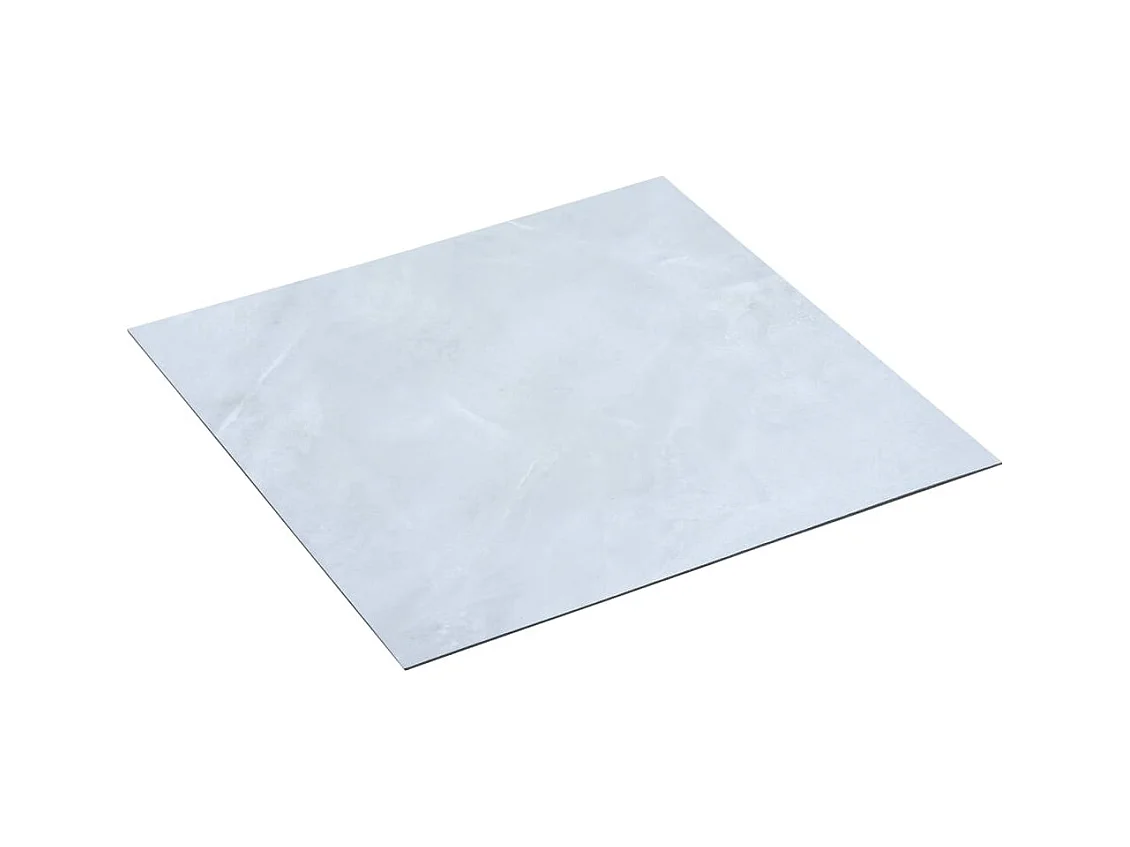 Planches de plancher autoadhésives 5,11 m² PVC Blanc Marbre