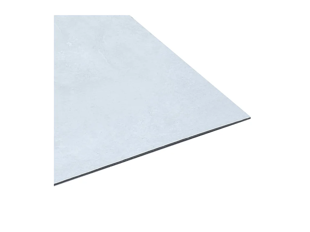 Planches de plancher autoadhésives 5,11 m² PVC Blanc Marbre