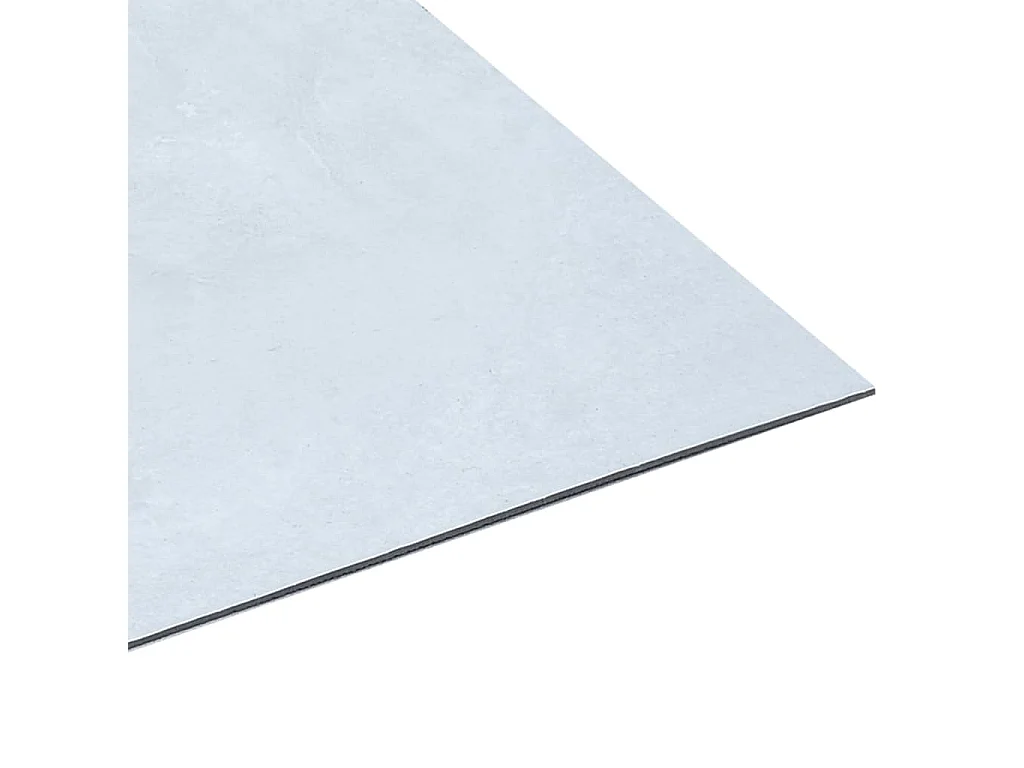 Planches de plancher autoadhésives 5,11 m² PVC Blanc Marbre