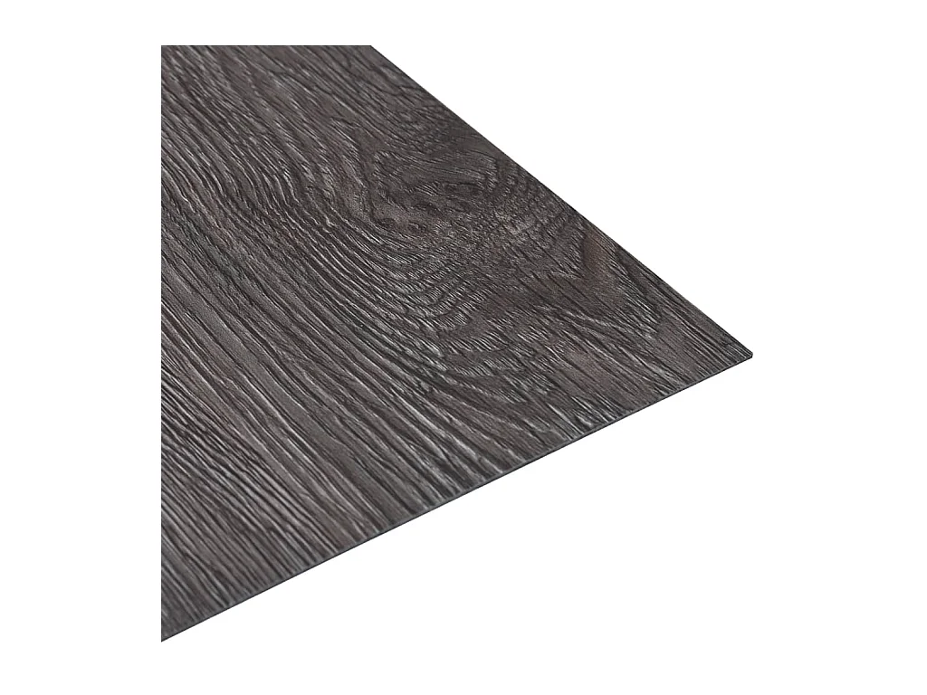 Planches de plancher autoadhésives 5,11 m² PVC Marron