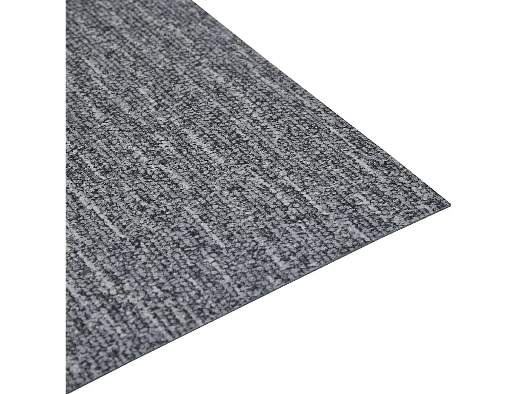 Planches de plancher autoadhésives 5,11 m² PVC Gris