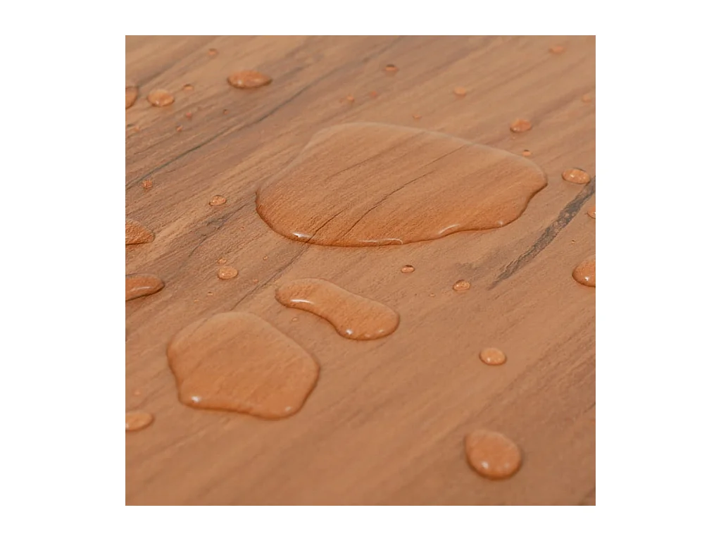 Planche de plancher PVC autoadhésif 5,02 m² 2 mm Orme naturel