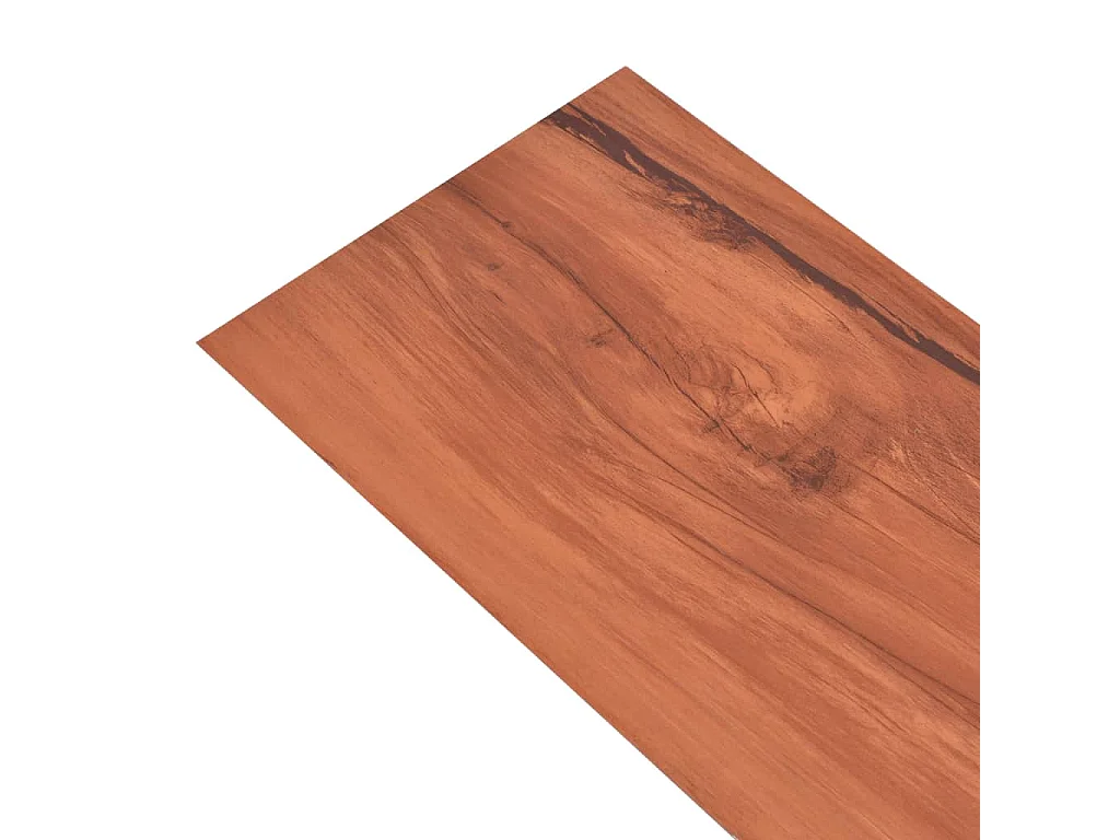 Planche de plancher PVC autoadhésif 5,02 m² 2 mm Orme naturel