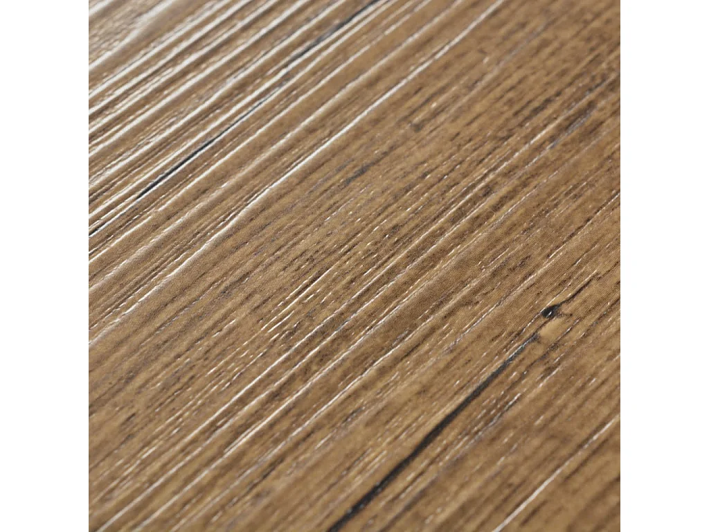 Planche de plancher PVC 5,26 m² 2 mm Marron noyer