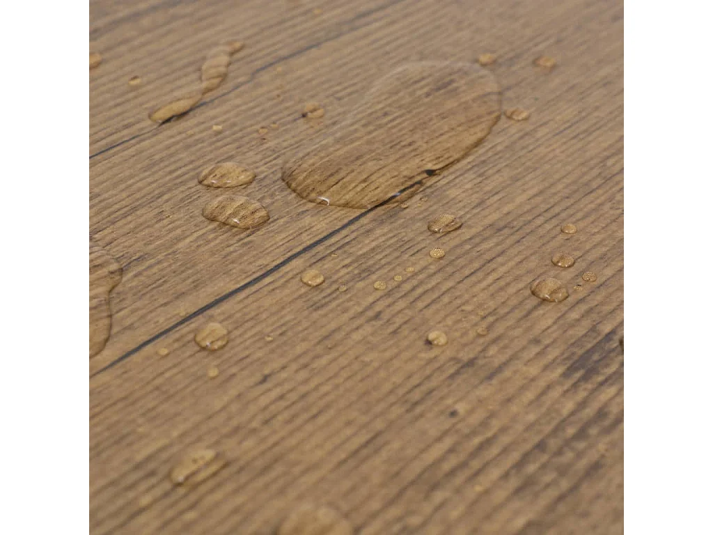 Planche de plancher PVC 5,26 m² 2 mm Marron noyer