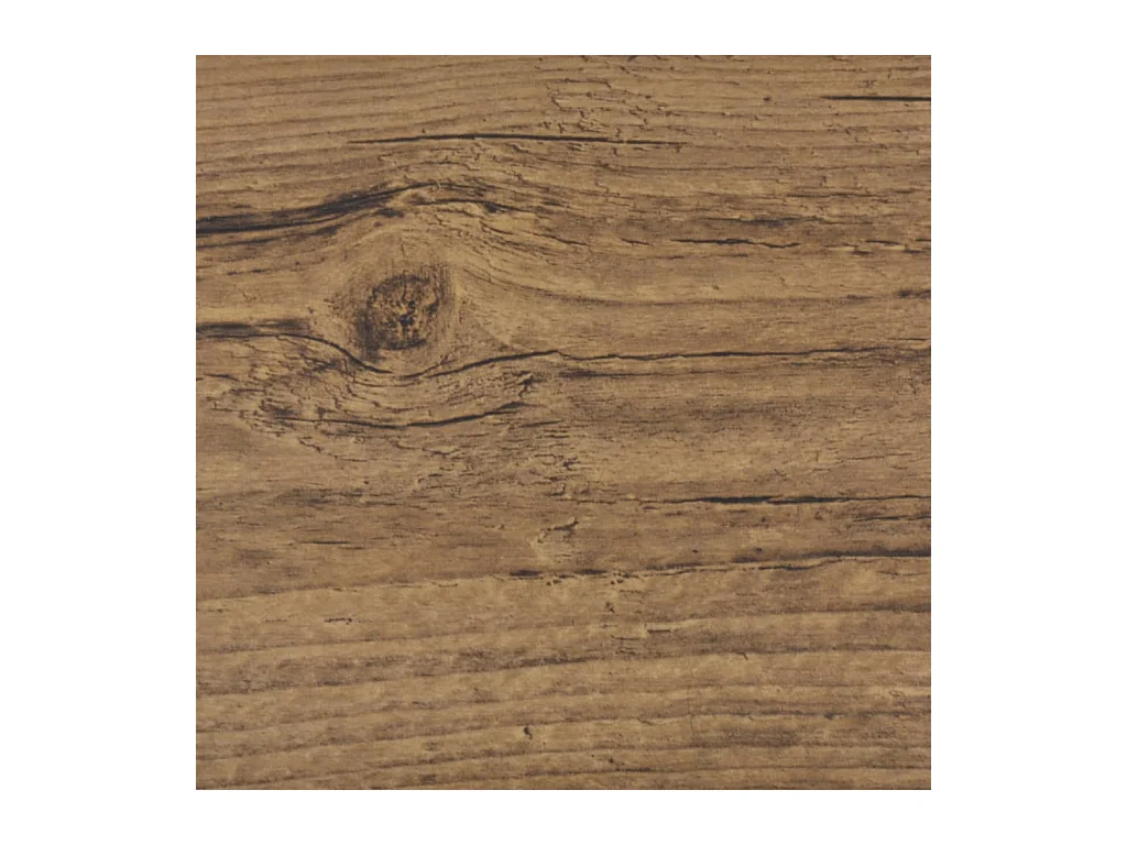 Planche de plancher PVC autoadhésif 5,02 m² 2 mm Marron noyer