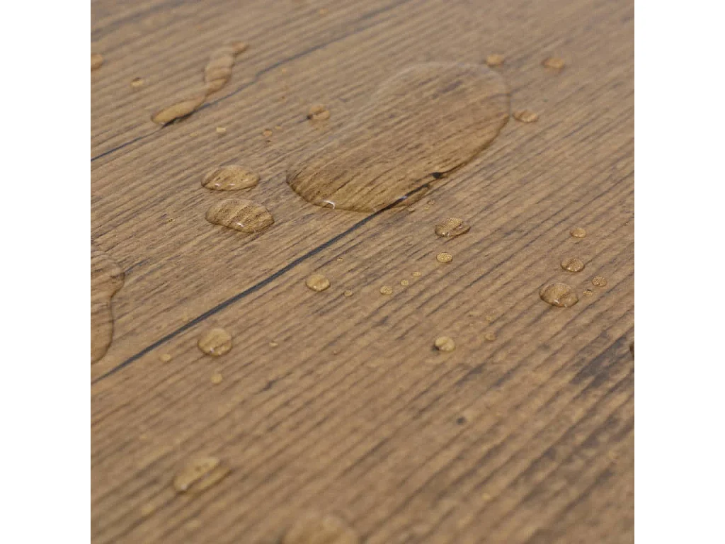 Planche de plancher PVC autoadhésif 5,02 m² 2 mm Marron noyer