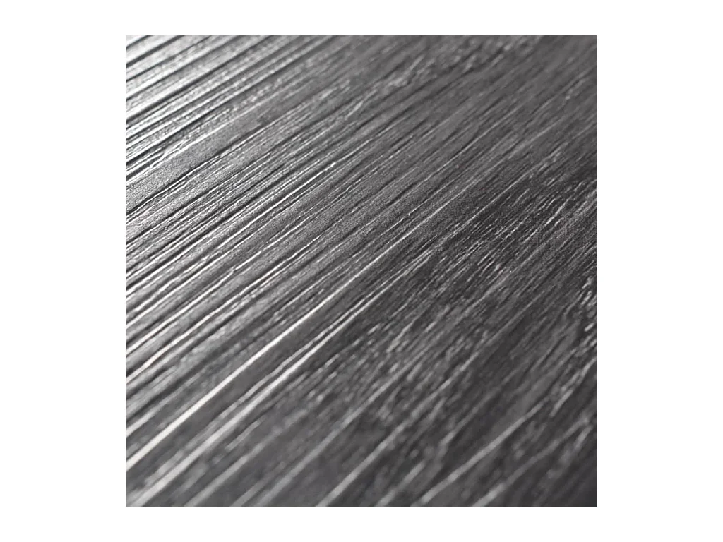 Planche de plancher PVC 5,26 m² 2 mm Noir et blanc
