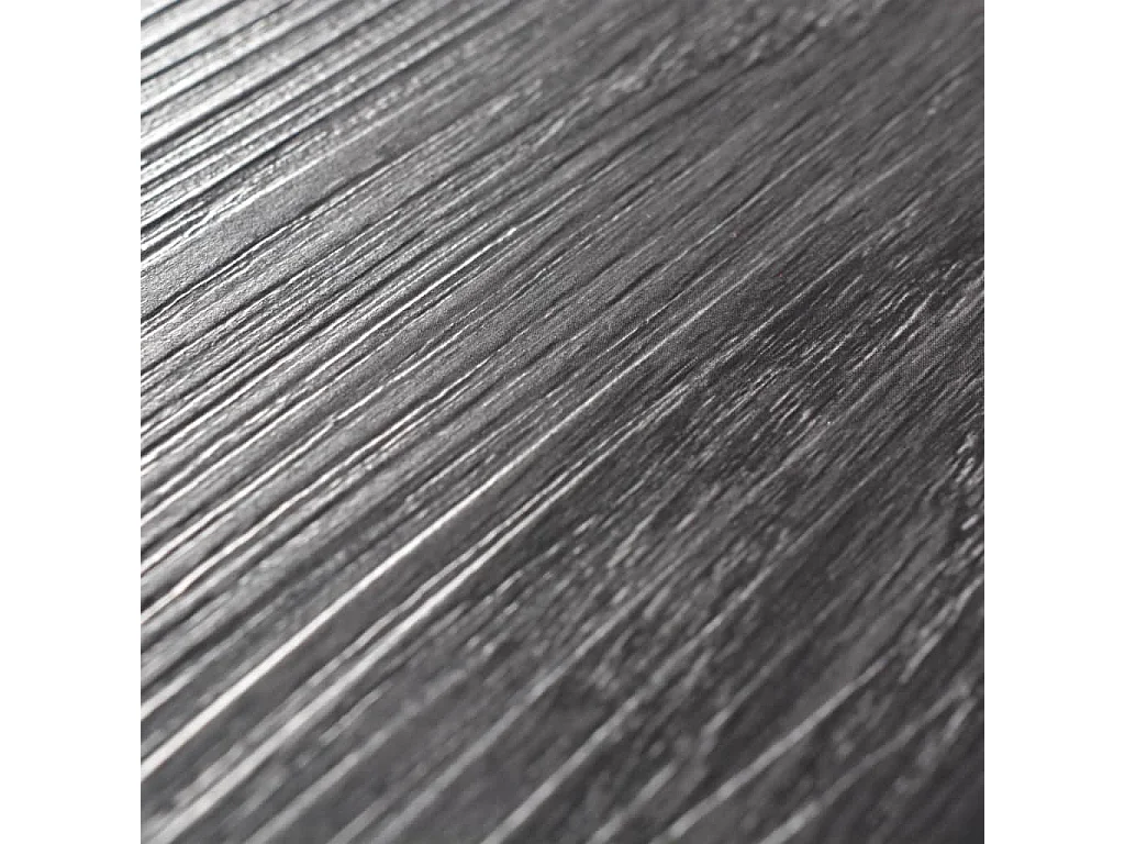 Planche de plancher PVC 5,26 m² 2 mm Noir et blanc