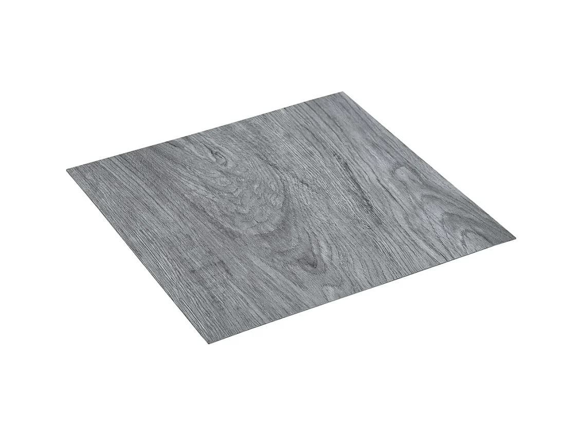 Planches de plancher autoadhésives 20 pcs PVC 1,86m² Gris clair 6