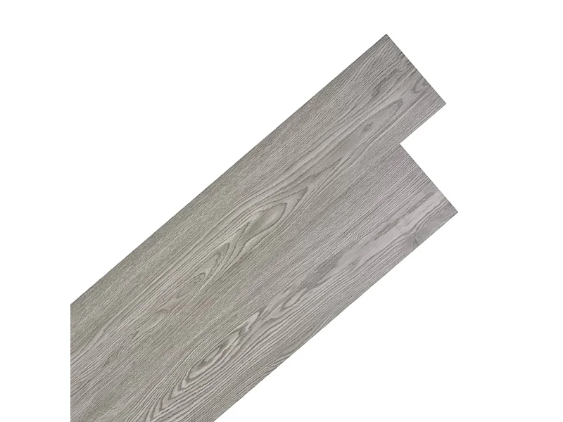 Planche de plancher PVC autoadhésif 5,02 m² 2 mm Gris foncé