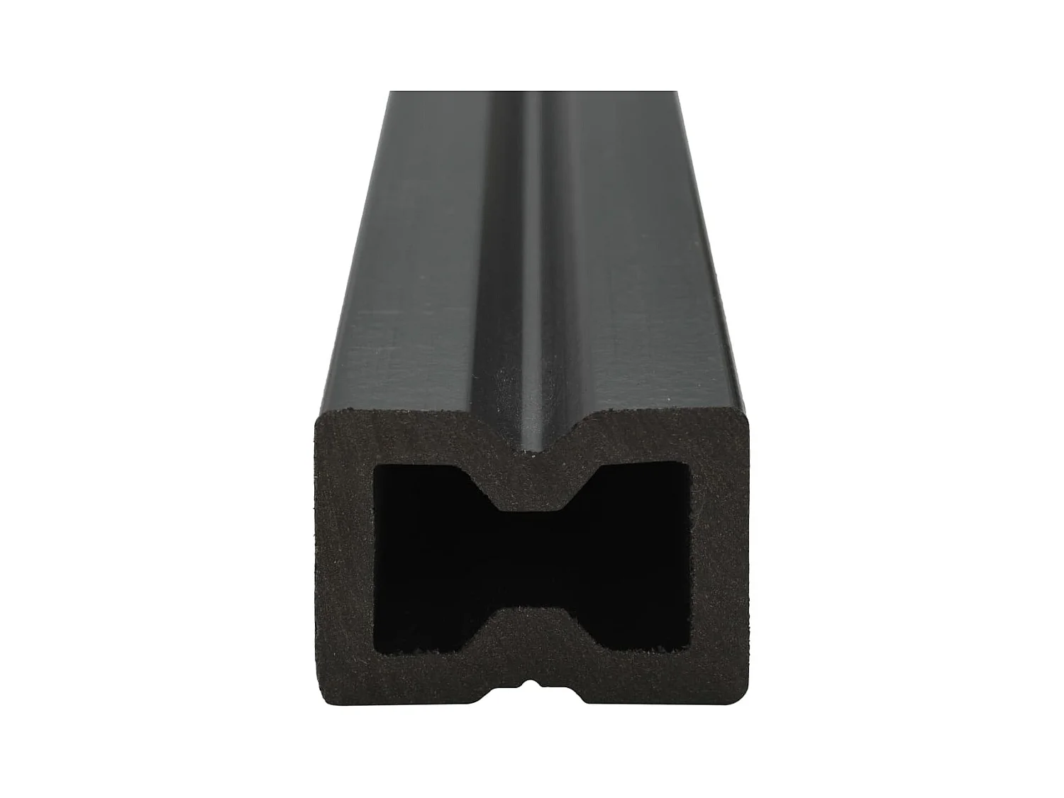 Panneaux de terrasse creux et accessoires WPC 20 m² 2,2 m Teck