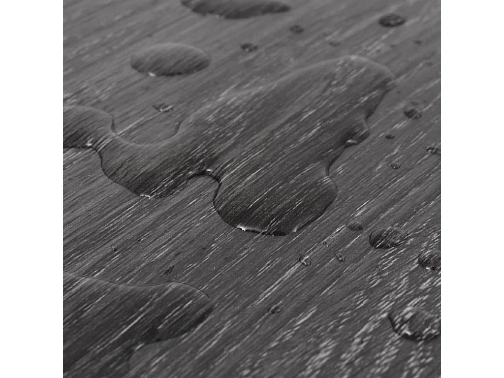 Planche de plancher PVC autoadhésif 5,02 m² 2 mm Noir et blanc