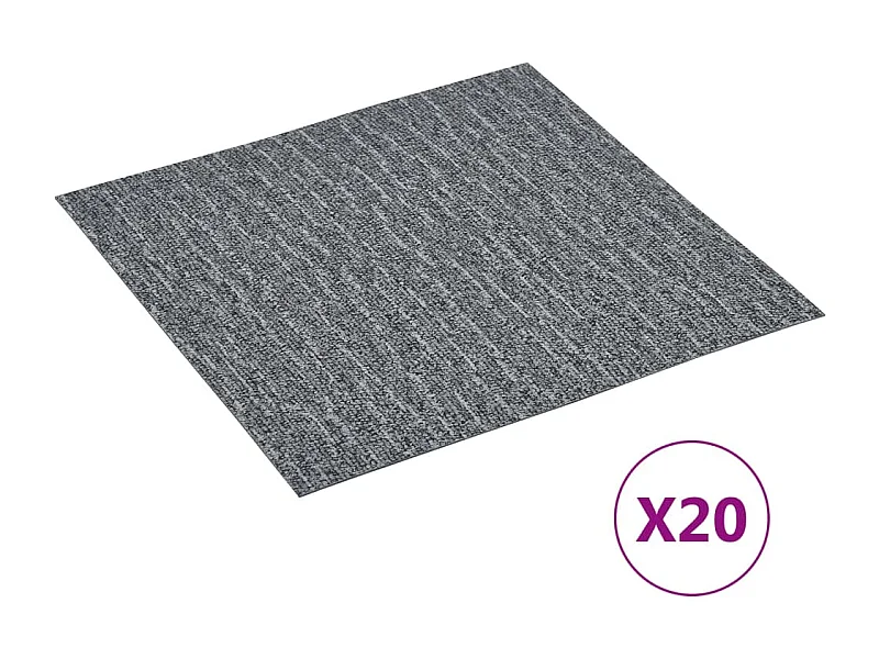 Planches de plancher autoadhésives 20 pcs PVC 1,86 m² Gris 5