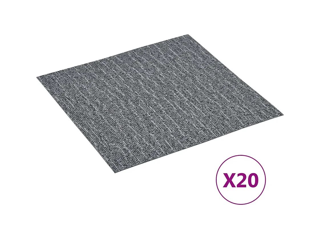 Planches de plancher autoadhésives 20 pcs PVC 1,86 m² Gris 5