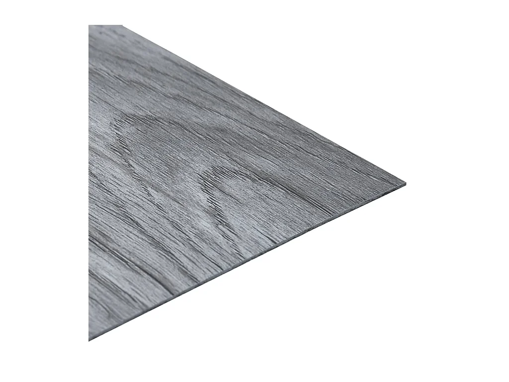 Planches de plancher autoadhésives 5,11 m² PVC Gris clair