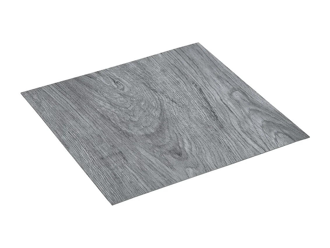 Planches de plancher autoadhésives 5,11 m² PVC Gris clair