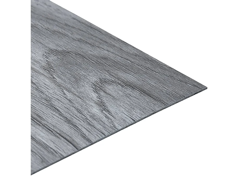 Planches de plancher autoadhésives 5,11 m² PVC Gris clair