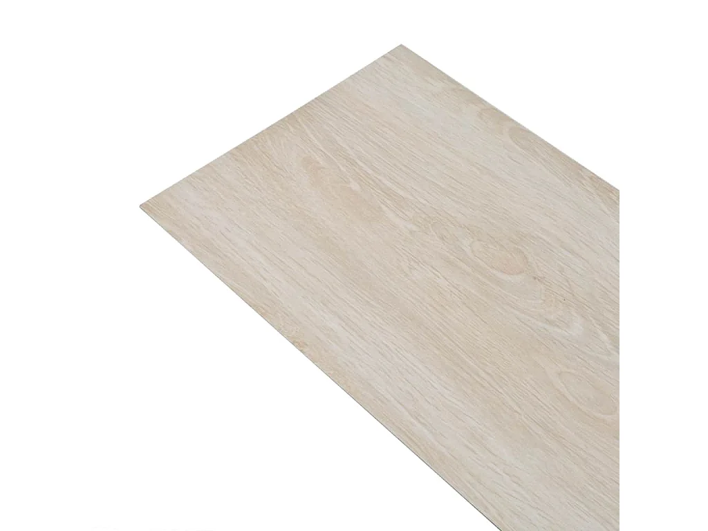 Planche de plancher PVC 5,26 m² 2 mm Couleur de chêne blanc