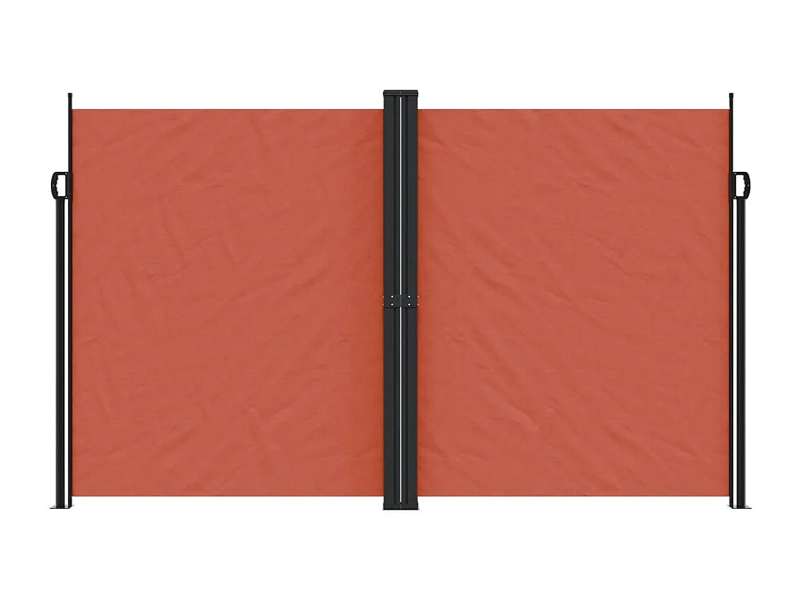 Toldo lateral retráctil terracota 200x1200 cm