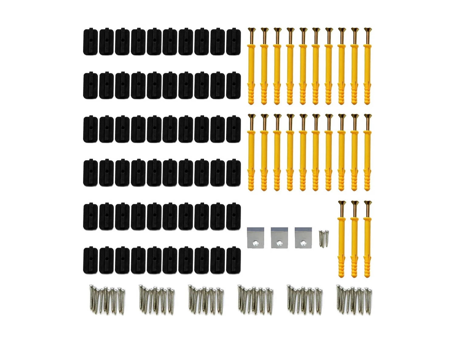 Panneaux de terrasse WPC avec accessoires 15 m² 4 m Gris