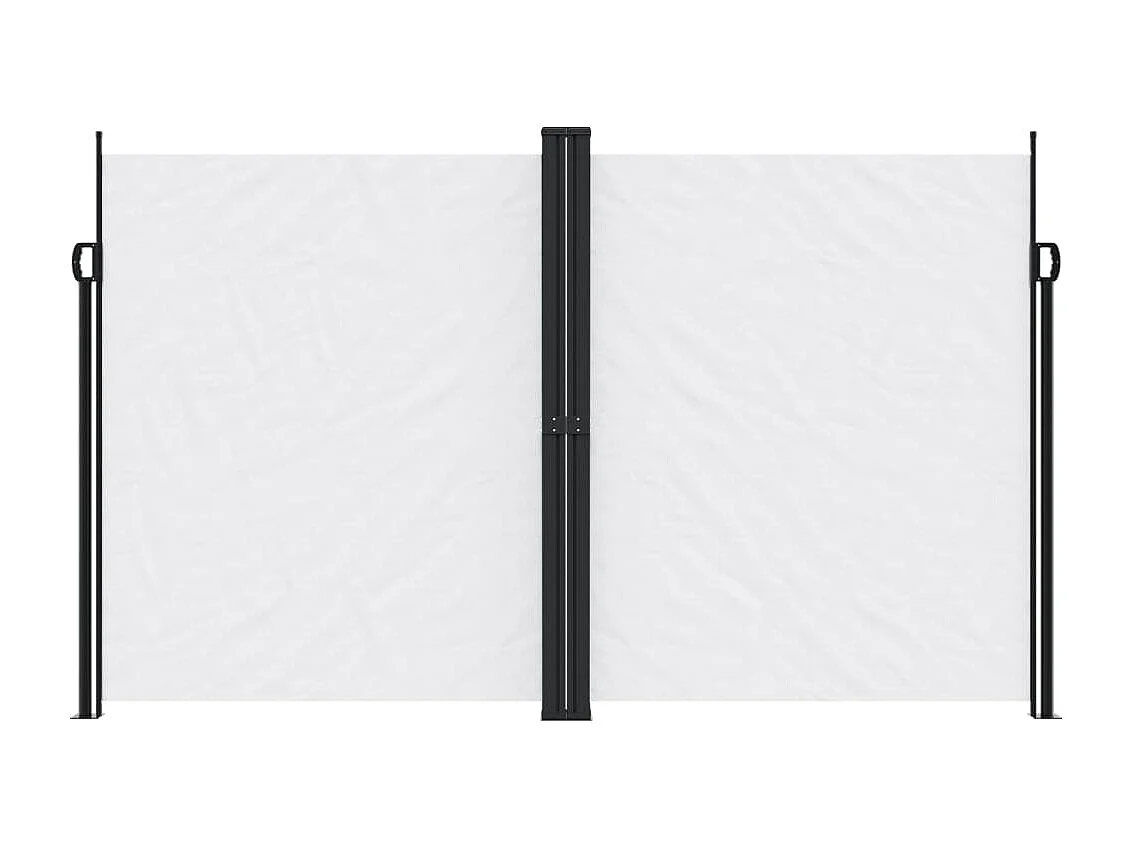 Toldo lateral retráctil blanco 200x1200 cm