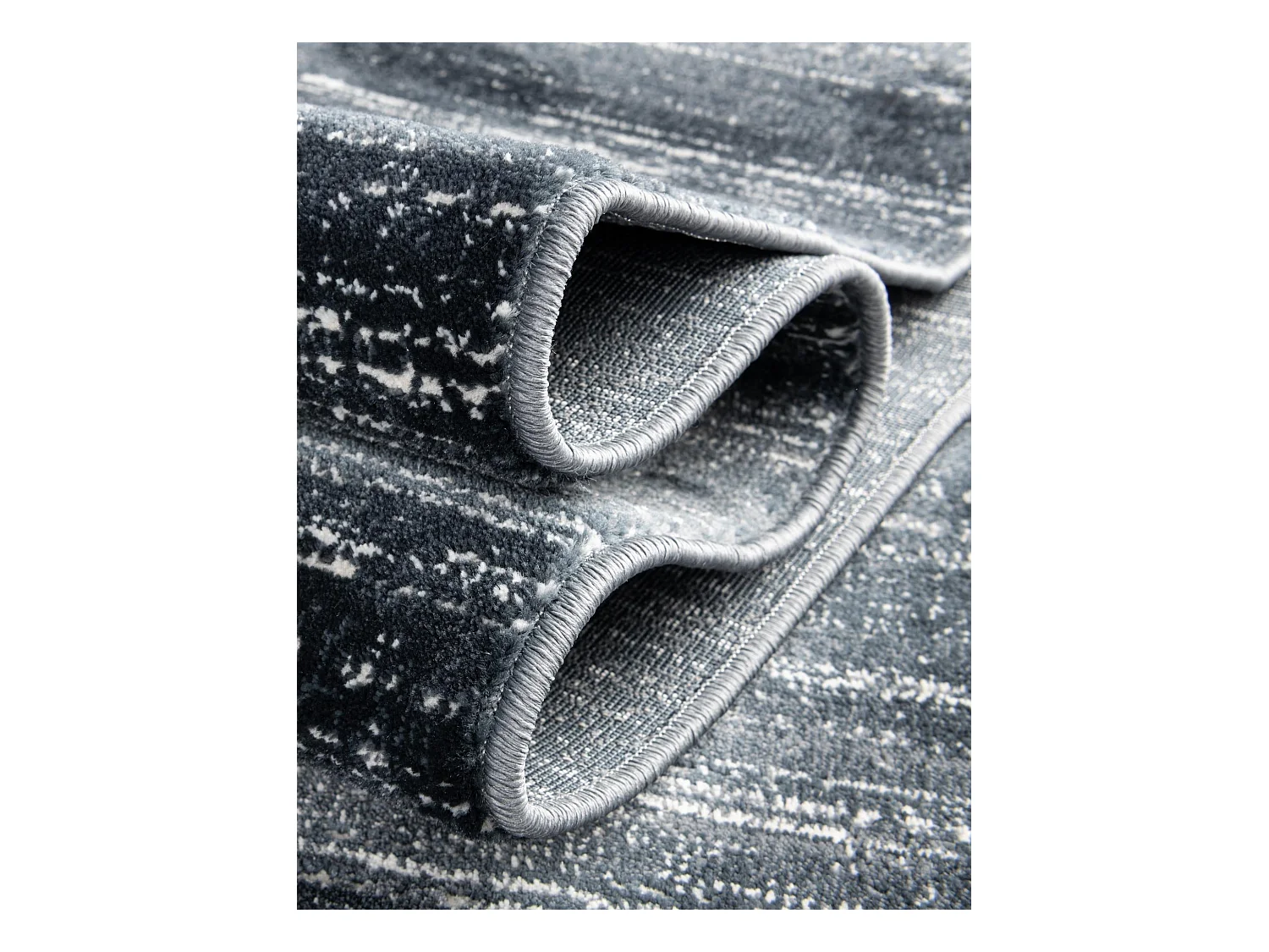 Tapis 160x160 Bleu foncé Bellevue