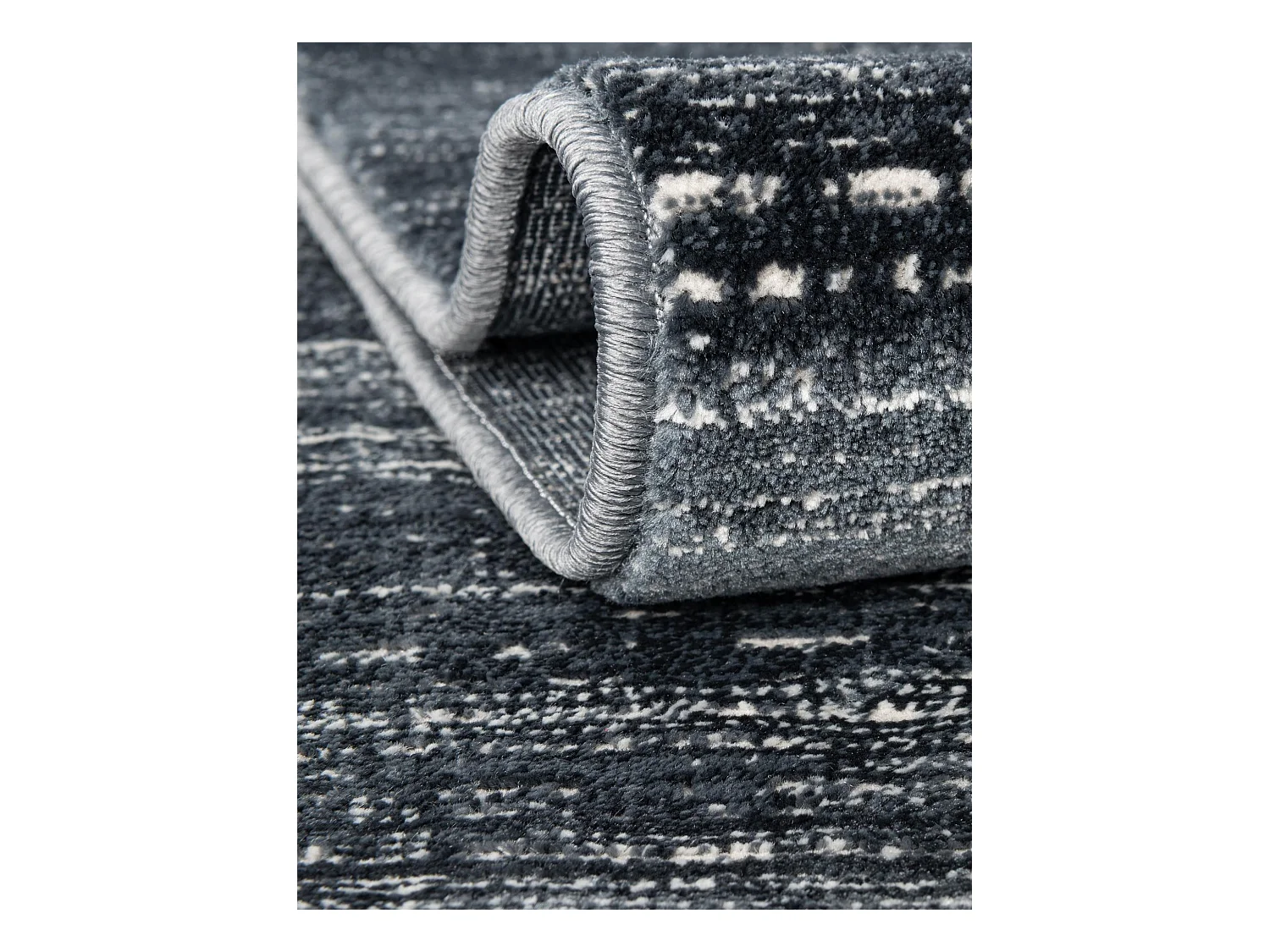 Tapis 160x160 Bleu foncé Bellevue