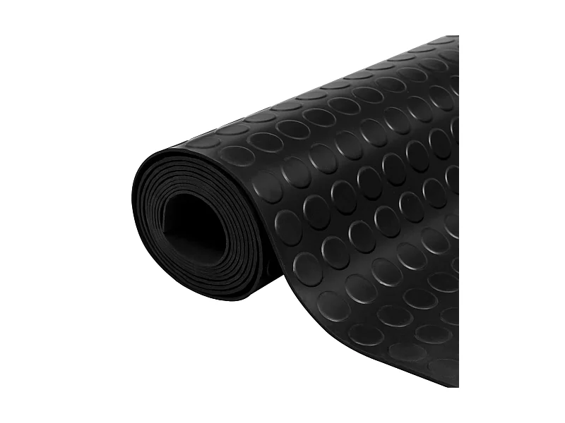 Tapis en caoutchouc antidérapant 1,5x4 m 3 mm Point